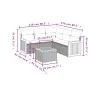 Gartenmöbel-Set, 6-teilig, mit grauen Polstern aus synthetischem Rattan. von , Gartensets - Ref: Foro24-3227649, Preis: 368,3...
