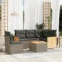 Gartenmöbel-Set, 6-teilig, mit grauen Polstern aus synthetischem Rattan. von , Gartensets - Ref: Foro24-3227663, Preis: 368,3...
