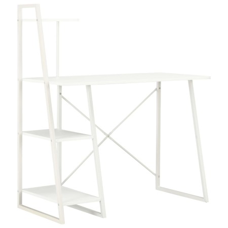 Schreibtisch mit weißem Regal 102x50x117 cm von vidaXL, Schreibtische - Ref: Foro24-20282, Preis: 83,48 €, Rabatt: %