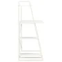 Desk with white shelf 102x50x117 cm by vidaXL, Desks - Ref: Foro24-20282, Price: 82,33 €, Discount: %