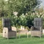 Garden chairs 2 units gray synthetic rattan by vidaXL, Garden chairs - Ref: Foro24-46219, Price: 282,91 €, Discount: %