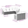 Set sofás de jardín 7 piezas y cojines ratán sintético beige by , Garden sets - Ref: Foro24-3227822, Price: 467,19 €, Discoun...