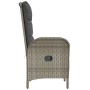Gartenstühle 2 Einheiten graues synthetisches Rattan von vidaXL, Gartenstühle - Ref: Foro24-46219, Preis: 230,87 €, Rabatt: %
