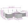 Garten-Essgruppe 7-teilig mit schwarzen Polstern aus synthetischem Rattan von , Gartensets - Ref: Foro24-3227904, Preis: 351,...