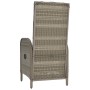 Gartenstühle 2 Einheiten graues synthetisches Rattan von vidaXL, Gartenstühle - Ref: Foro24-46219, Preis: 230,87 €, Rabatt: %
