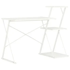 Schreibtisch mit Regal, weiß, 116x50x93 cm. von vidaXL, Schreibtische - Ref: Foro24-20287, Preis: 48,69 €, Rabatt: %