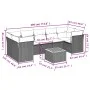 Set de sofás de jardín y cojines 8 piezas ratán sintético negro by , Garden sets - Ref: Foro24-3255838, Price: 496,43 €, Disc...