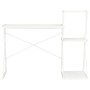 Schreibtisch mit Regal, weiß, 116x50x93 cm. von vidaXL, Schreibtische - Ref: Foro24-20287, Preis: 48,47 €, Rabatt: %