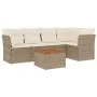 Juego de sofás jardín con cojines 6 pzas ratán sintético beige de , Conjuntos de jardín - Ref: Foro24-3255960, Precio: 394,04...