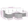 7-teiliges Gartensofa-Set mit grauen PE-Rattan-Kissen. von , Gartensets - Ref: Foro24-3256102, Preis: 388,11 €, Rabatt: %