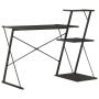 Black desk with bookshelf 116x50x93 cm by vidaXL, Desks - Ref: Foro24-20288, Price: 57,50 €, Discount: %