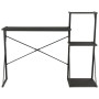 Black desk with bookshelf 116x50x93 cm by vidaXL, Desks - Ref: Foro24-20288, Price: 57,50 €, Discount: %