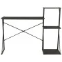 Black desk with bookshelf 116x50x93 cm by vidaXL, Desks - Ref: Foro24-20288, Price: 56,57 €, Discount: %