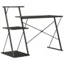 Schreibtisch mit schwarzem Regal 116x50x93 cm von vidaXL, Schreibtische - Ref: Foro24-20288, Preis: 56,57 €, Rabatt: %