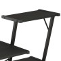 Black desk with bookshelf 116x50x93 cm by vidaXL, Desks - Ref: Foro24-20288, Price: 57,50 €, Discount: %