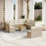 Set de sofás de jardín 12 pzas y cojines ratán sintético marrón de , Conjuntos de jardín - Ref: Foro24-3256219, Precio: 713,9...