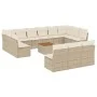 Set sofás de jardín 14 pzas con cojines ratán sintético beige de , Conjuntos de jardín - Ref: Foro24-3256233, Precio: 897,30 ...