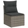 Set sofás de jardín con cojines 13 piezas ratán sintético gris by , Garden sets - Ref: Foro24-3256284, Price: 832,15 €, Disco...