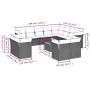 Set sofás de jardín con cojines 13 piezas ratán sintético gris by , Garden sets - Ref: Foro24-3256284, Price: 832,15 €, Disco...