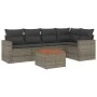Set de muebles de jardín 6 pzas y cojines ratán sintético gris de , Conjuntos de jardín - Ref: Foro24-3256445, Precio: 376,52...