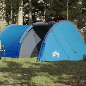 Tunnelzelt für 4 Personen, wasserdicht, blau von , Zelte - Ref: Foro24-94395, Preis: 83,08 €, Rabatt: %