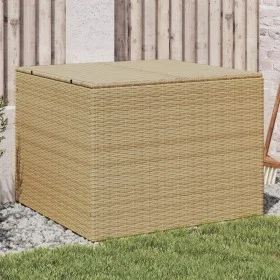 Aufbewahrungsbox für den Garten aus synthetischem Rattan in Beige-Mix, 291 Liter. von , Aufbewahrungsboxen für den Außenberei...