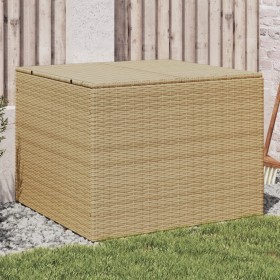 Aufbewahrungsbox für den Garten aus synthetischem Rattan in Beige-Mix, 291 Liter. von , Aufbewahrungsboxen für den Außenberei...