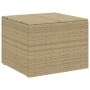 Caja de almacenaje de jardín ratán sintético beige mezcla 291L by , Outdoor storage boxes - Ref: Foro24-365339, Price: 123,76...
