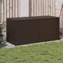 Brown synthetic rattan garden storage box 283L by , Outdoor storage boxes - Ref: Foro24-365313, Price: 120,03 €, Discount: %