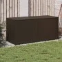 Brown synthetic rattan garden storage box 283L by , Outdoor storage boxes - Ref: Foro24-365313, Price: 124,76 €, Discount: %