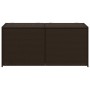 Brown synthetic rattan garden storage box 283L by , Outdoor storage boxes - Ref: Foro24-365313, Price: 120,03 €, Discount: %