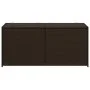Brown synthetic rattan garden storage box 283L by , Outdoor storage boxes - Ref: Foro24-365313, Price: 124,76 €, Discount: %