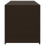 Brown synthetic rattan garden storage box 283L by , Outdoor storage boxes - Ref: Foro24-365313, Price: 120,03 €, Discount: %