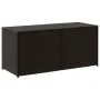 Brown synthetic rattan garden storage box 283L by , Outdoor storage boxes - Ref: Foro24-365313, Price: 124,76 €, Discount: %