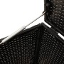 Garten-Aufbewahrungsbox mit schwarzen Rattan-Synthetikrädern, 190 Liter. von , Aufbewahrungsboxen für den Außenbereich - Ref:...