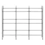Regal 9er-Boxenregal aus silbernem Stahl 145x33x116 cm von vidaXL, Industrieregale - Ref: Foro24-285214, Preis: 66,25 €, Raba...