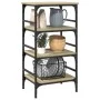 Carrito de cocina madera ingeniería roble Sonoma 45x35x89,5 cm by , Kitchen and dining carts - Ref: Foro24-842327, Price: 66,...