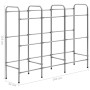 Estantería almacenaje para 9 cajas acero plateado 145x33x116 cm by vidaXL, Industrial shelving - Ref: Foro24-285214, Price: 6...