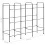 Regal 9er-Boxenregal aus silbernem Stahl 145x33x116 cm von vidaXL, Industrieregale - Ref: Foro24-285214, Preis: 66,25 €, Raba...
