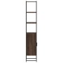 Badezimmerschrank aus braunem Eichenfurnierholz, 33x33x185,5 cm. von , Badezimmerwaschtische - Ref: Foro24-842475, Preis: 82,...
