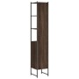 Badezimmerschrank aus braunem Eichenfurnierholz, 33x33x185,5 cm. von , Badezimmerwaschtische - Ref: Foro24-842475, Preis: 82,...