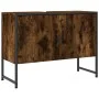 Armario lavabo baño madera ingeniería roble ahumado 80x33x60 cm de , Tocadores de baño - Ref: Foro24-842463, Precio: 62,04 €,...
