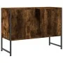 Armario lavabo baño madera ingeniería roble ahumado 80x33x60 cm de , Tocadores de baño - Ref: Foro24-842463, Precio: 62,04 €,...