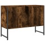 Waschbeckenunterschrank aus geräucherter Eichen-Ingenieurholz 80x33x60 cm. von , Badezimmerwaschtische - Ref: Foro24-842463, ...