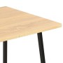 Schreibtisch mit Regalen aus Eiche und Schwarz, 102 x 50 x 117 cm von vidaXL, Schreibtische - Ref: Foro24-20284, Preis: 83,60...