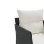 Sofá de jardín 2 plazas con toldo y taburetes ratán PE negro by , Outdoor sofas - Ref: Foro24-365803, Price: 288,73 €, Discou...