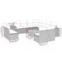 12-teiliges Gartensofa-Set mit schwarzen Kissen aus synthetischem Rattan. von , Gartensets - Ref: Foro24-3225503, Preis: 678,...