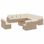 Gartensofagarnitur 14-teilig mit Kissen aus synthetischem Rattan in Beige. von , Modulare Sofas für den Außenbereich - Ref: F...