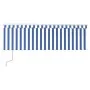 Toldo automático persiana LED sensor de viento azul blanco 4x3m by , Awnings - Ref: Foro24-3069311, Price: 647,33 €, Discount: %