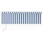 Toldo automático persiana LED sensor de viento azul blanco 4x3m by , Awnings - Ref: Foro24-3069311, Price: 663,31 €, Discount: %